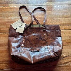 patricia nash NWT Old World Map Collection  Tote Bag